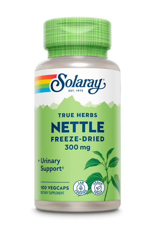 Solaray Nettle Leaf Freeze Dried, Veg Cap (Btl-Plastic) 300mg | 100ct