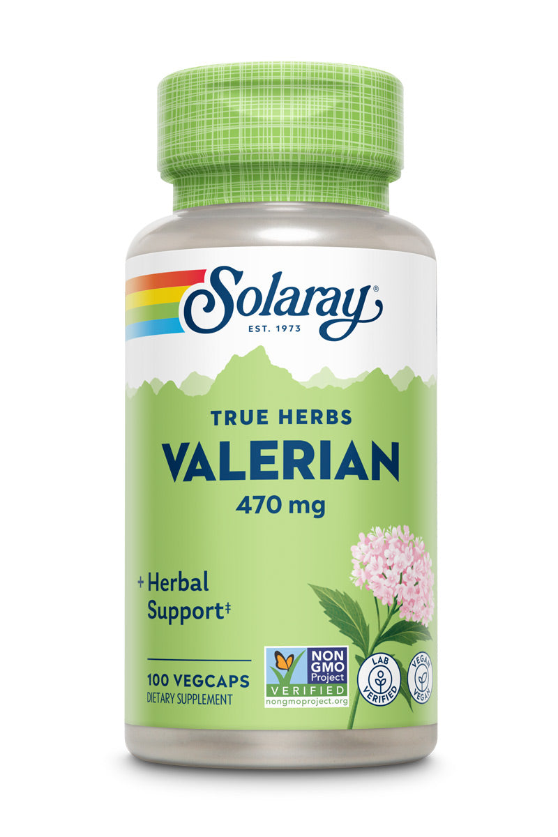 Solaray Valerian 470mg | Relaxation Support (100 CT)