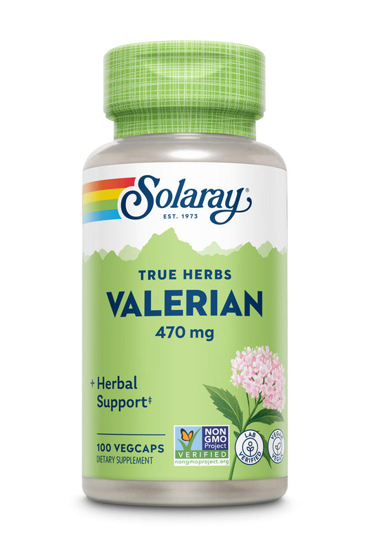 Solaray Valerian 470mg | Relaxation Support (100 CT)