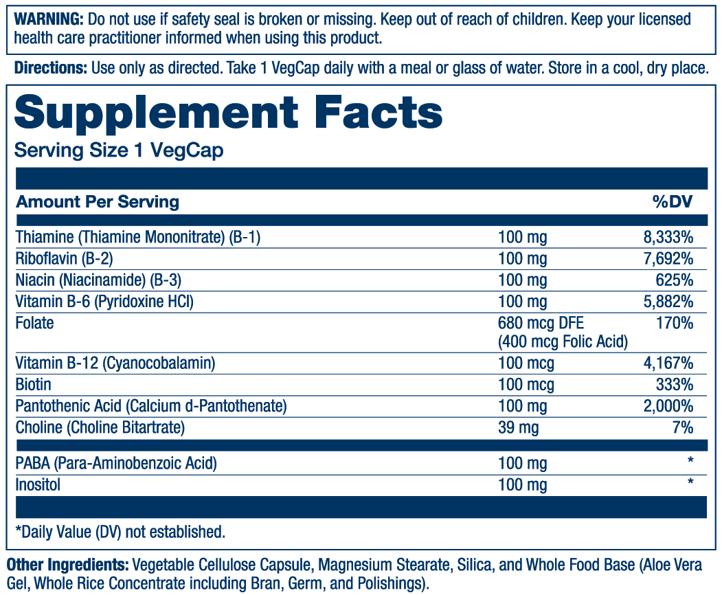 Vitamin B-Complex 100 50ct