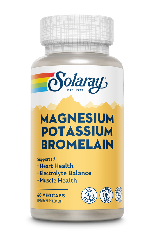 Magnesium & Potassium Asporotate w/ Bromelain 60 ct