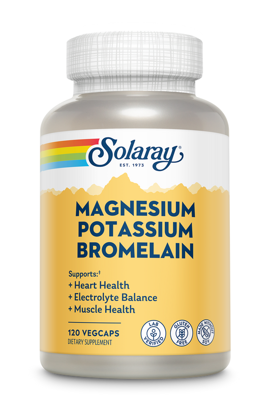 Magnesium & Potassium Asporotate w/ Bromelain 120 ct