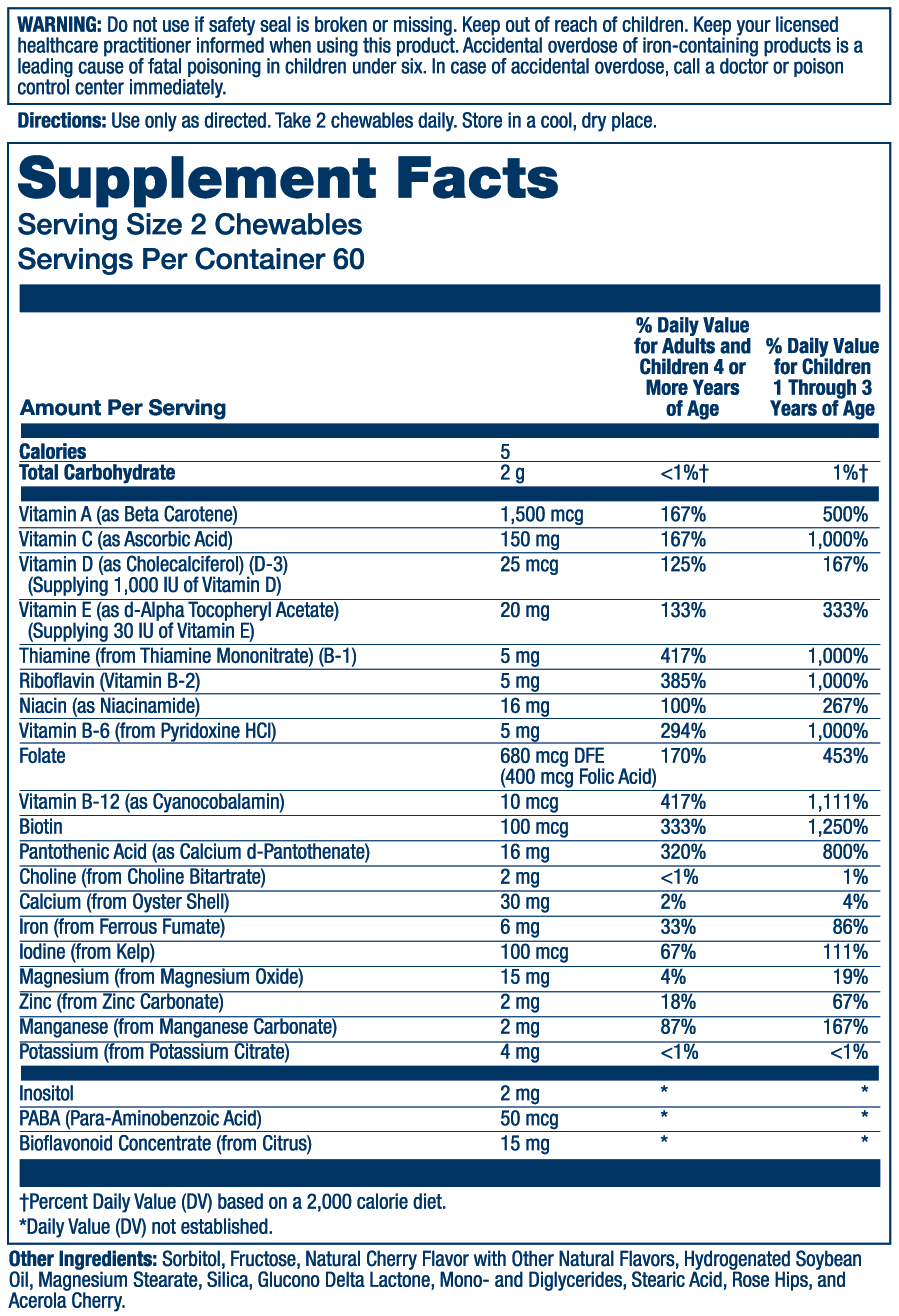 Children's Multivitamin 120 ct