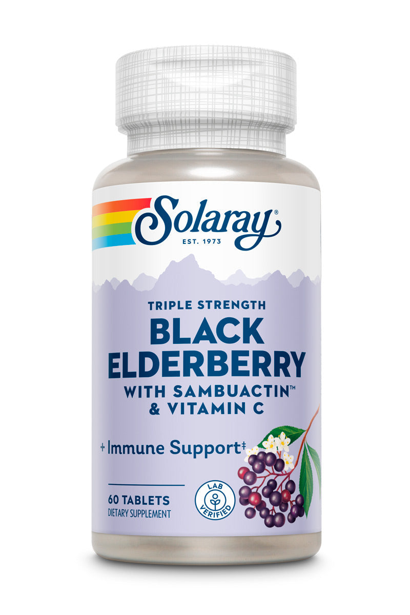 Solaray Triple Strength Sambuactin 1200 mg Tablets | 60 Count