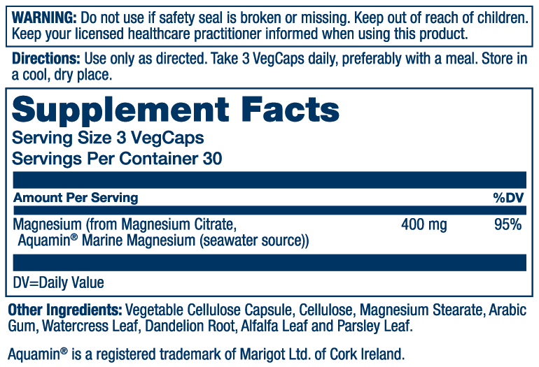 Magnesium Citrate 400mg 180 ct
