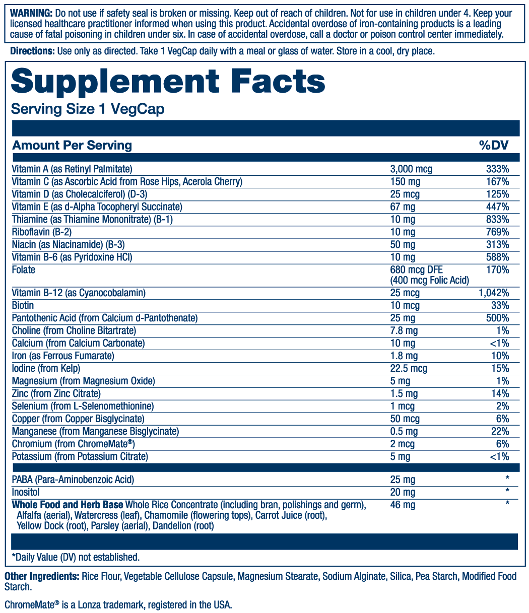 Once Daily High Energy Multi 180 ct
