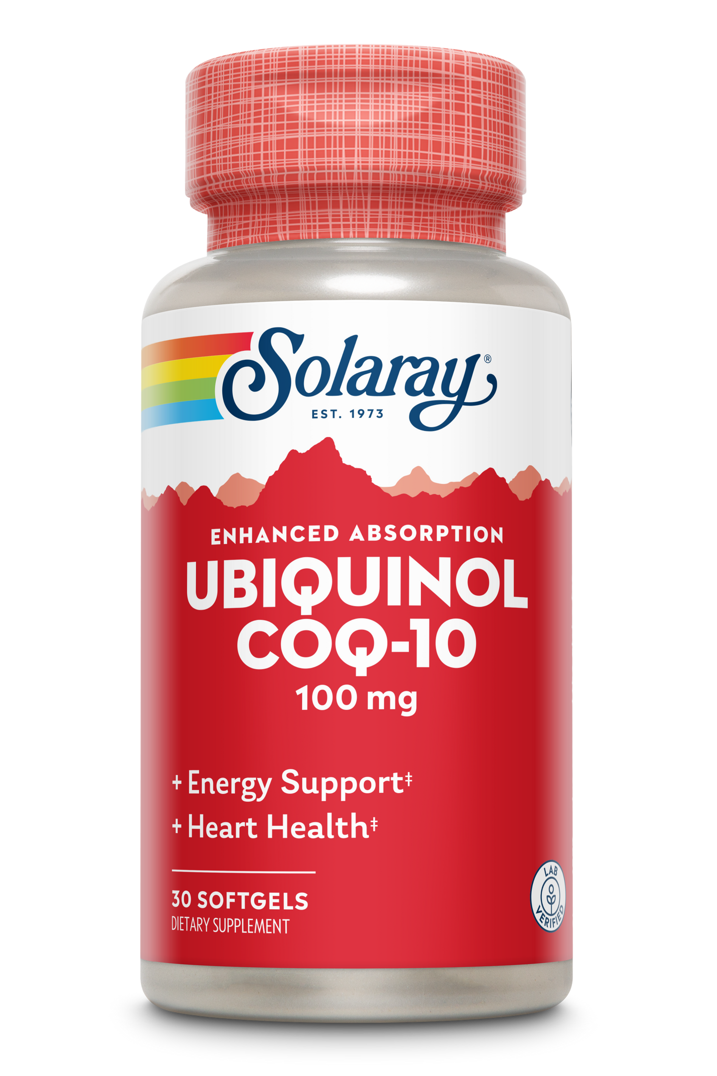 Solaray Ubiquinol CoQ-10 100 mg - CoQH2, Reduced CoQ10 for Enhanced Absorption - Energy and Heart Health Support - 60-Day Guarantee - 30 Servings, 30 Softgels