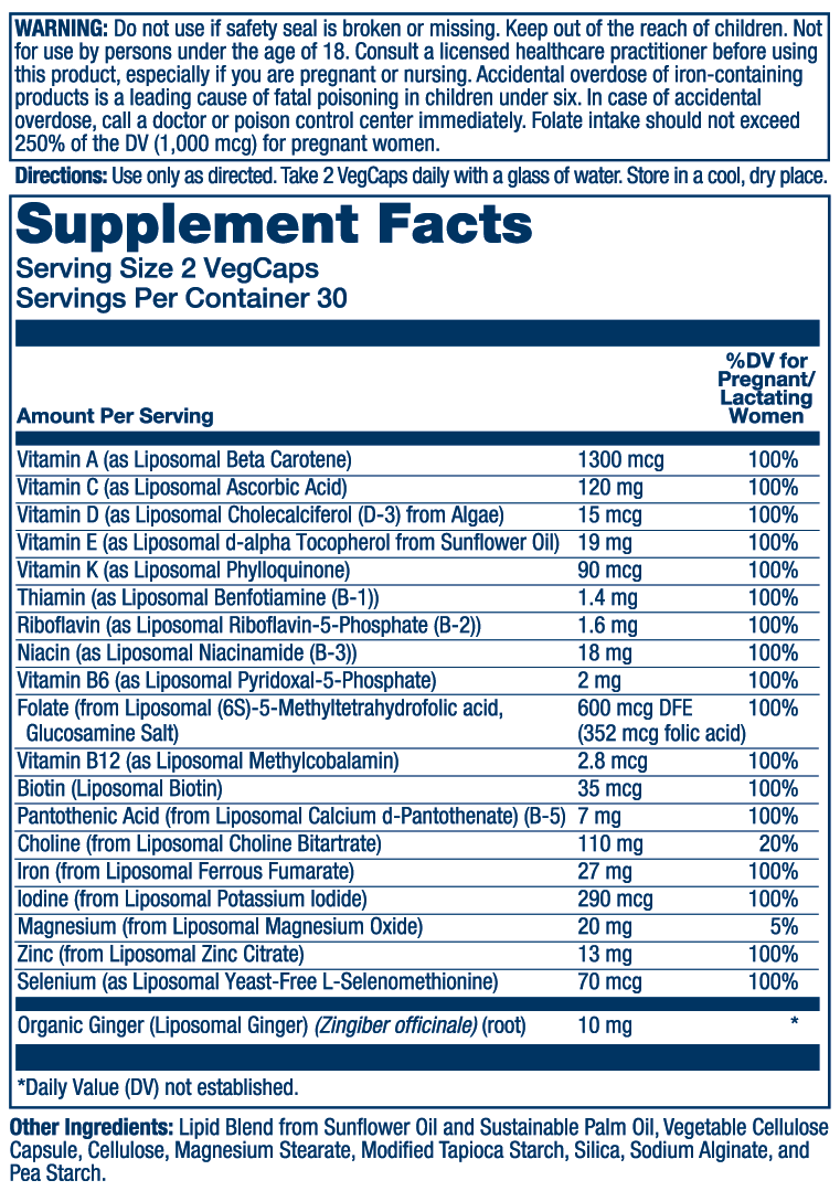 Liposomal Prenatal