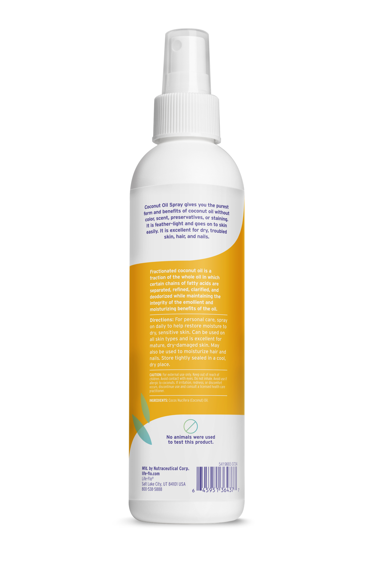 Coconut Oil Spray