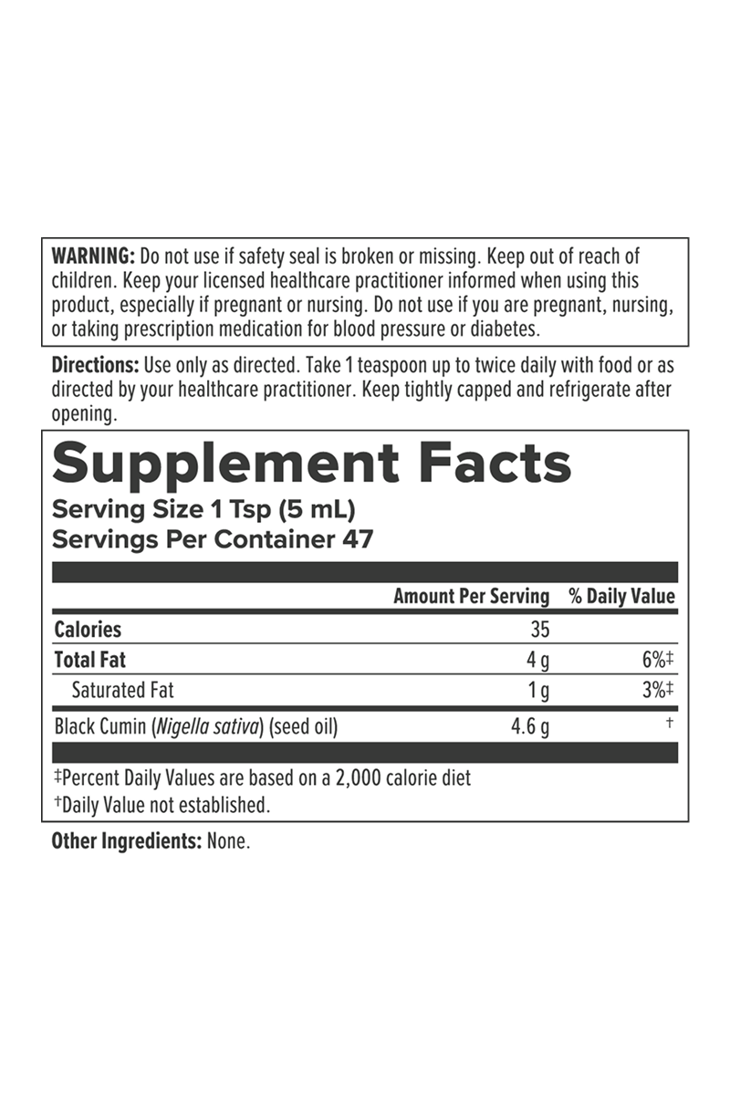 Black Seed Oil