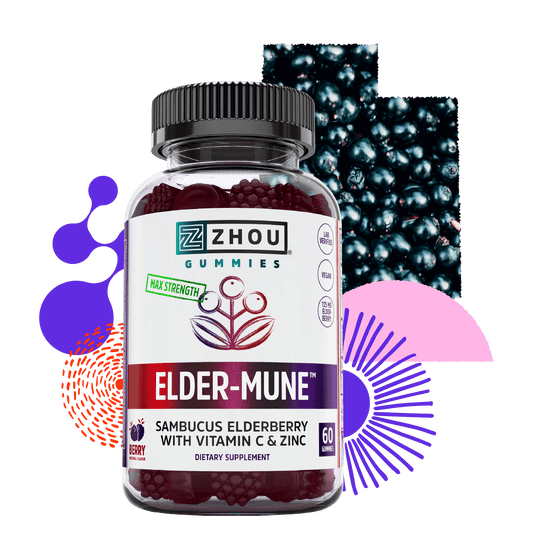 Zhou Nutrition Elder-Mune Elderberry Gummies
