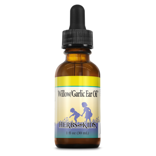 Herbs for Kids Willow/Garlic Ear Oil, Unscented (Btl-Glass) | 1oz