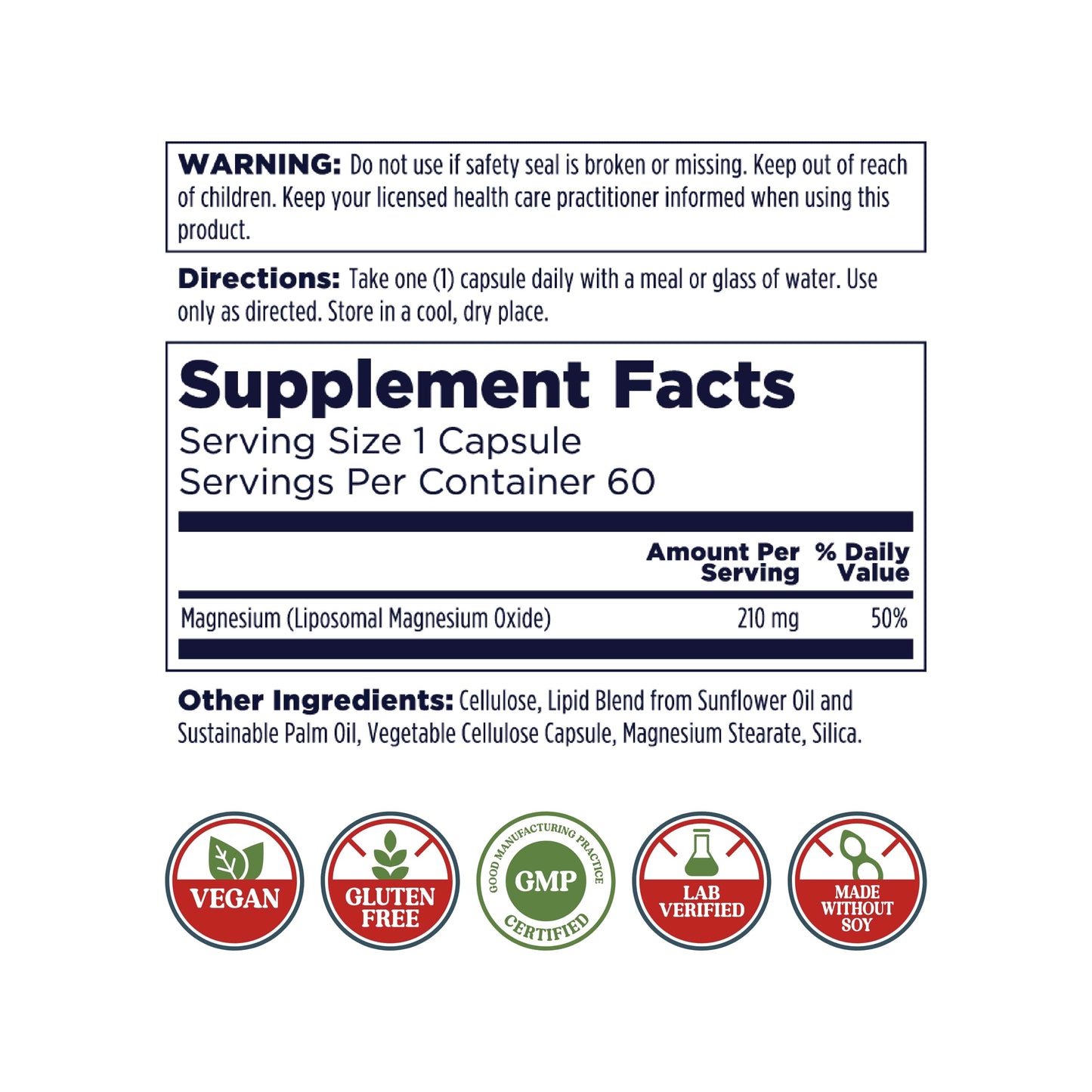 Liposomal Magnesium