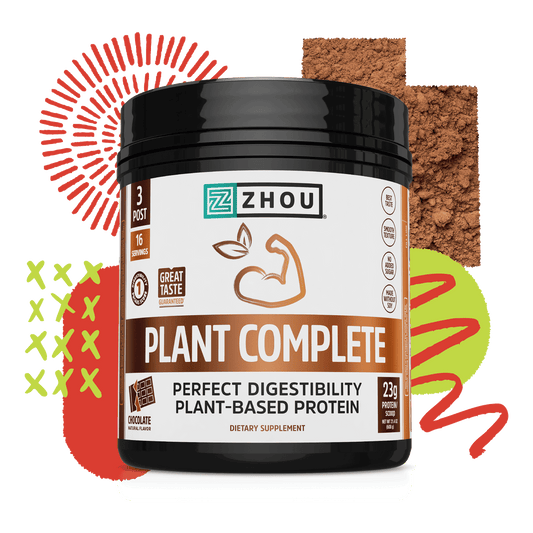 Zhou Nutrition Plant Complete Chocolate Protein Powder