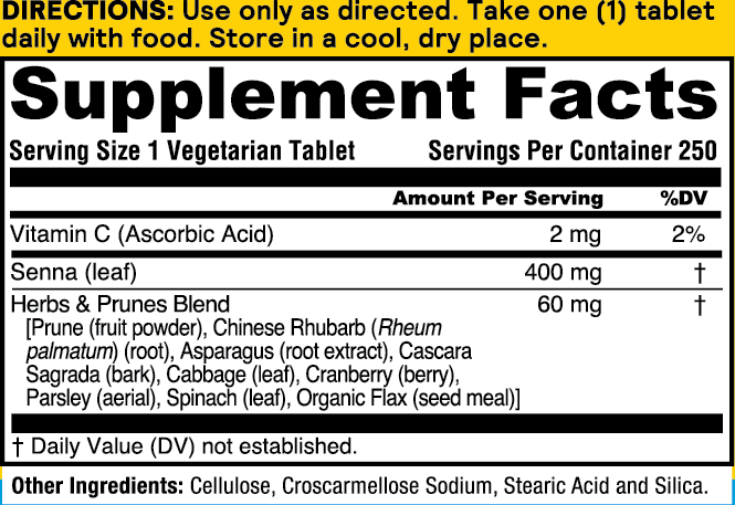 Herbs & Prunes 250 ct