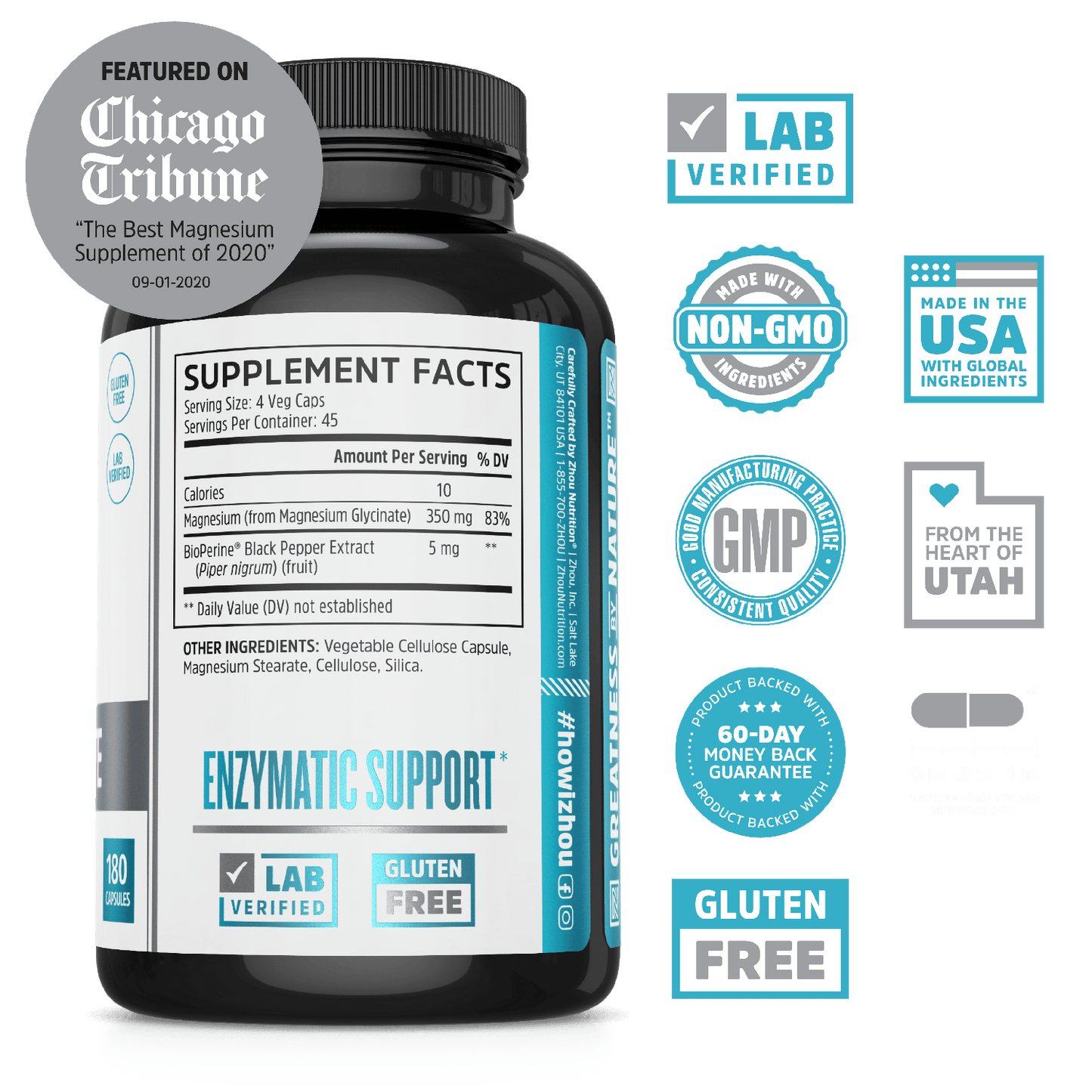 Zhou Nutrition Magnesium Glycinate