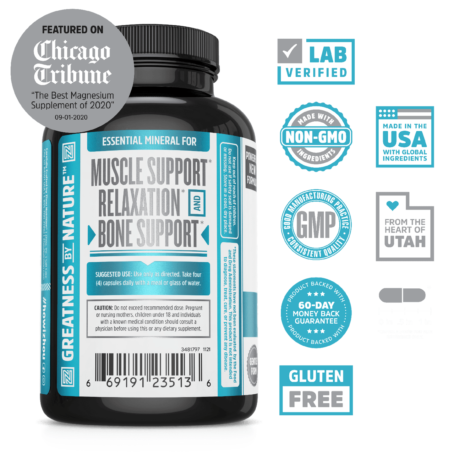 Zhou Nutrition Magnesium Glycinate
