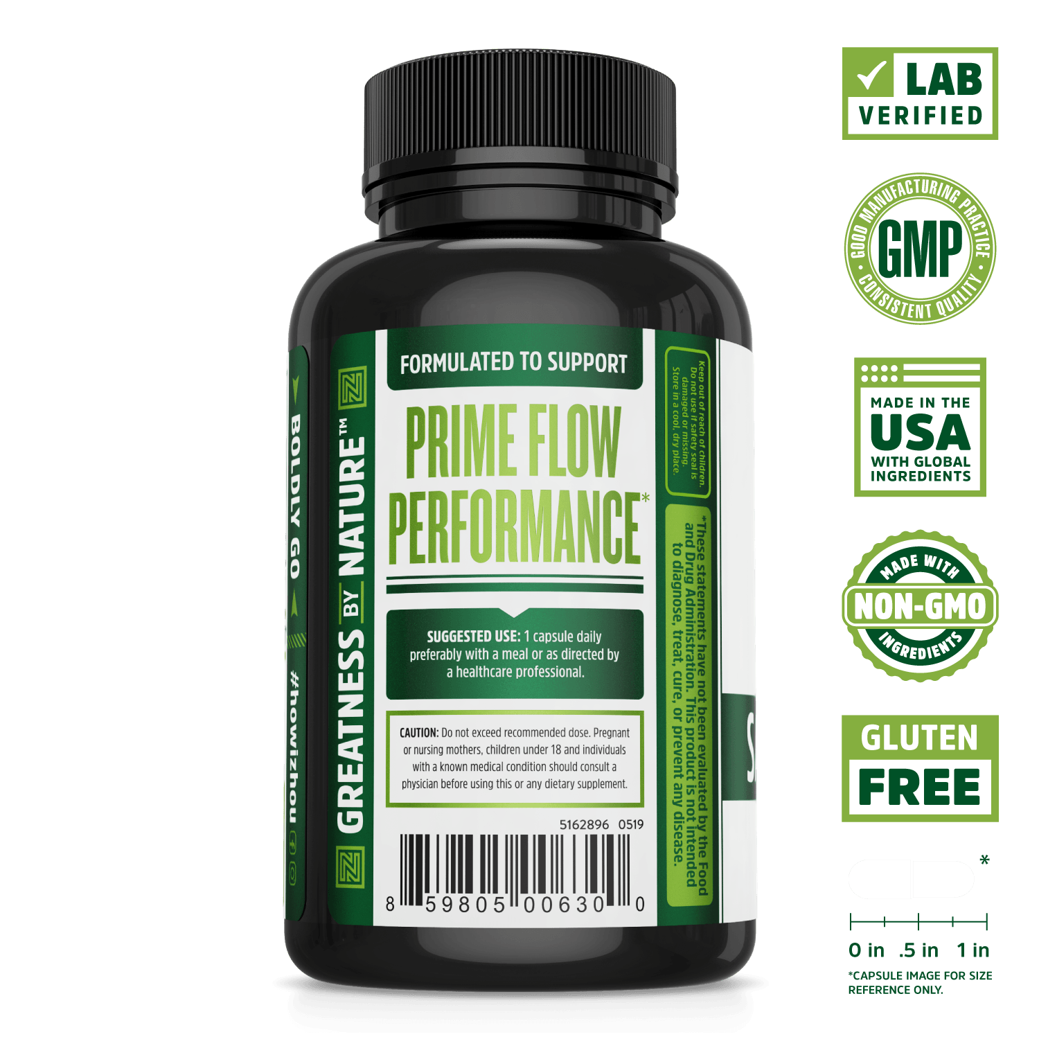 Saw Palmetto Supplement Support for Healthy Urination.  Lab verified, good manufacturing practices, made in the USA with global ingredients, made with non-GMO ingredients, gluten free.