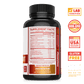 Zhou Nutrition Thyroid Support Complex. Bottle side. Lab verified, made with non-GMO ingredients, made in the USA with global ingredients, gluten free.