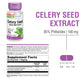Solaray Celery Seed Extract 100 mg | 85% Phthalides | Overall Joint Health Support | Non-GMO, Vegan | 30 VegCaps