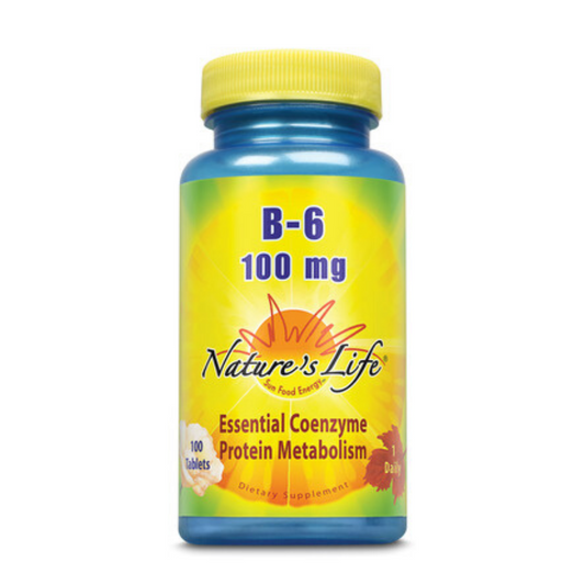 Nature's Life Vitamin B-6, 100mg | 100 ct