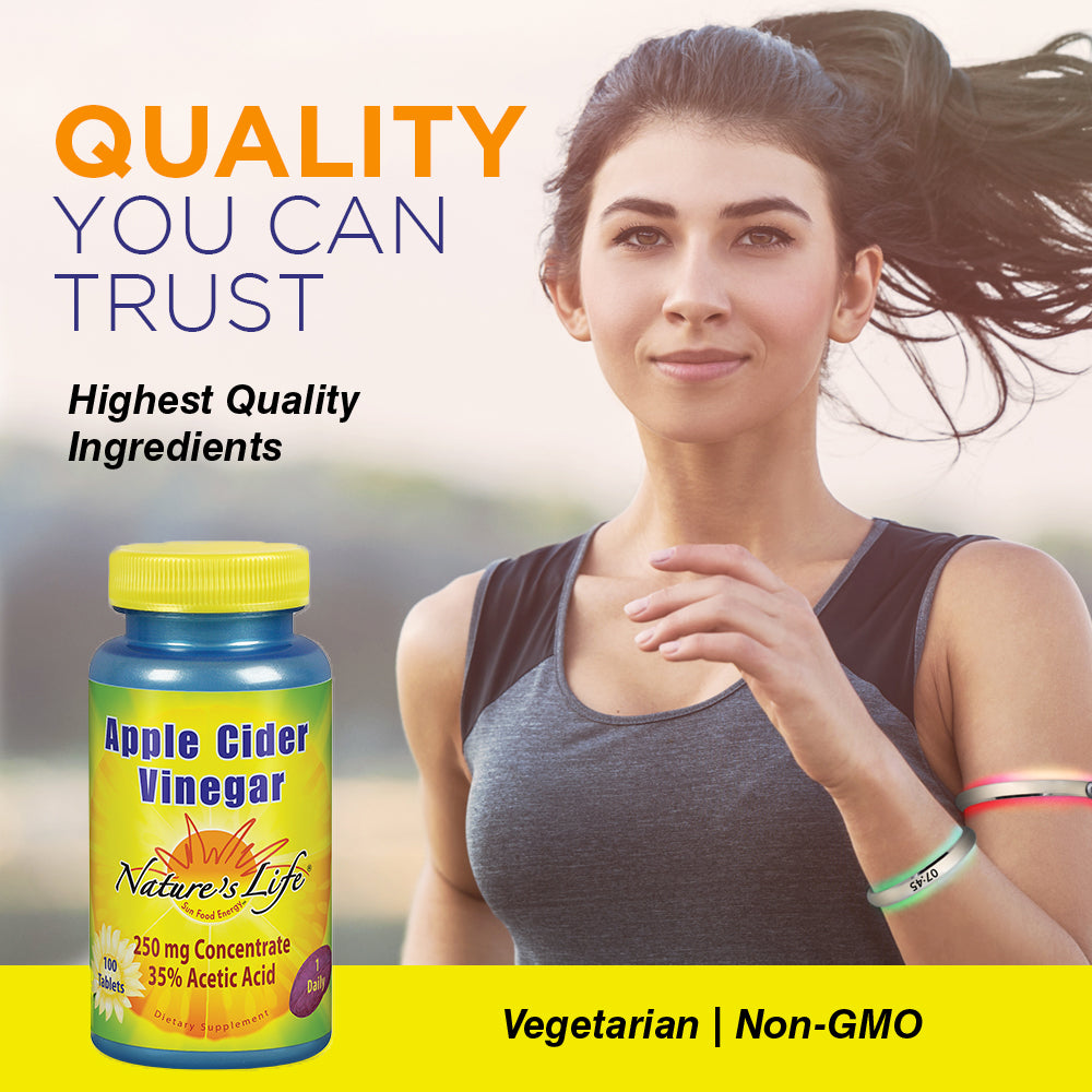 Natures Life Apple Cider Vinegar 250mg | with 87 mg Acetic Acid
