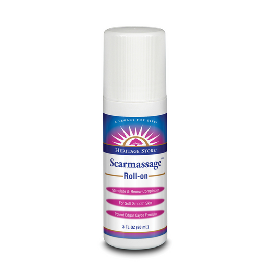HERITAGE STORE Scarmassage, Roll-On, Camphor (Tube) | 3oz