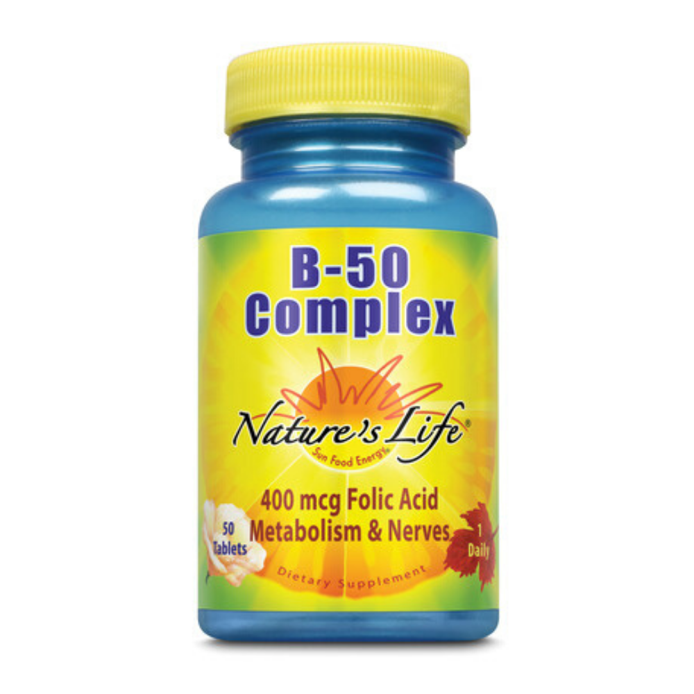 Nature's Life B-Complex, 50 mg | 50 ct