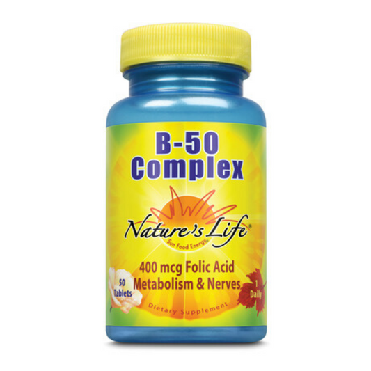 Nature's Life B-Complex, 50 mg | 50 ct