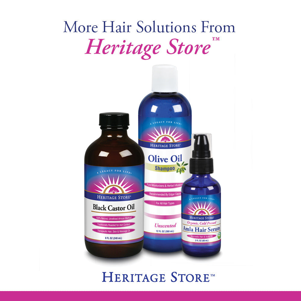 Heritage Store Hair Conditioner, Unscented Olive Oil, 12 Ounce