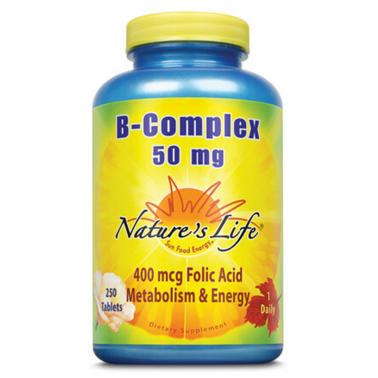 Nature's Life B-Complex, 50 mg | 250 ct