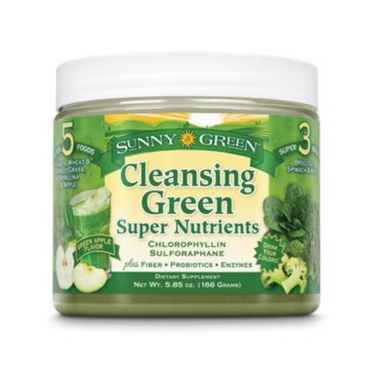 SUNNY GREEN Cleansing Green, Powder, Green Apple (Jar) 8.3g | 5.85oz