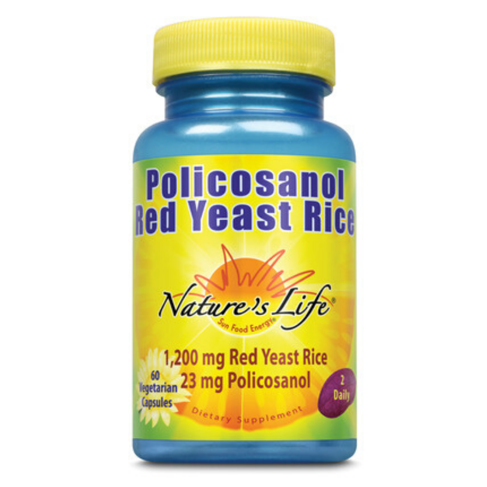 Nature's Life Policosanol and Red Yeast Rice | 60 ct