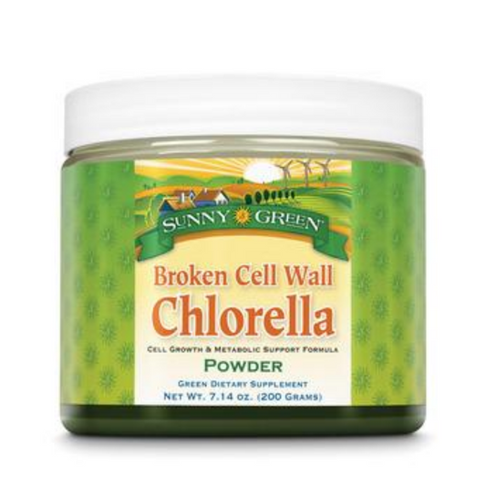 SUNNY GREEN Chlorella, Powder, Unflavored (Jar) | 7.14oz