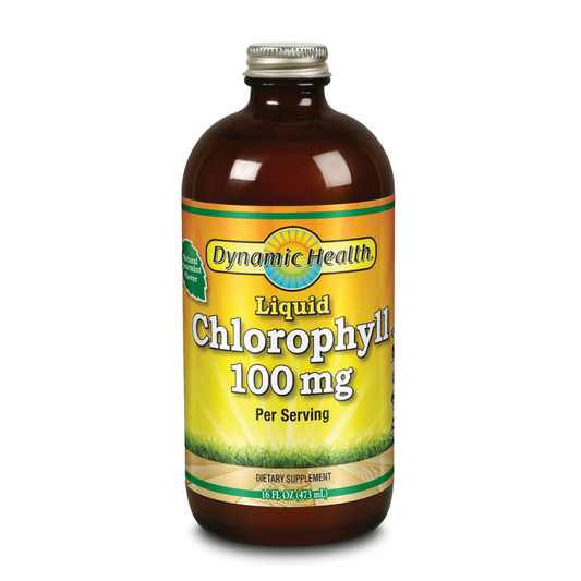Dynamic Health  Liquid Chlorophyll | 16 oz 100 mg Liquid Spearmint