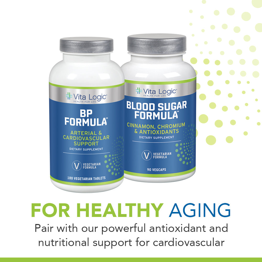 Vita Logic Blood Sugar Formula | Healthy Blood Sugar & Glucose Metabolism Support w/ Cinnamon, Chromium & Antioxidants | 90 Veg Caps