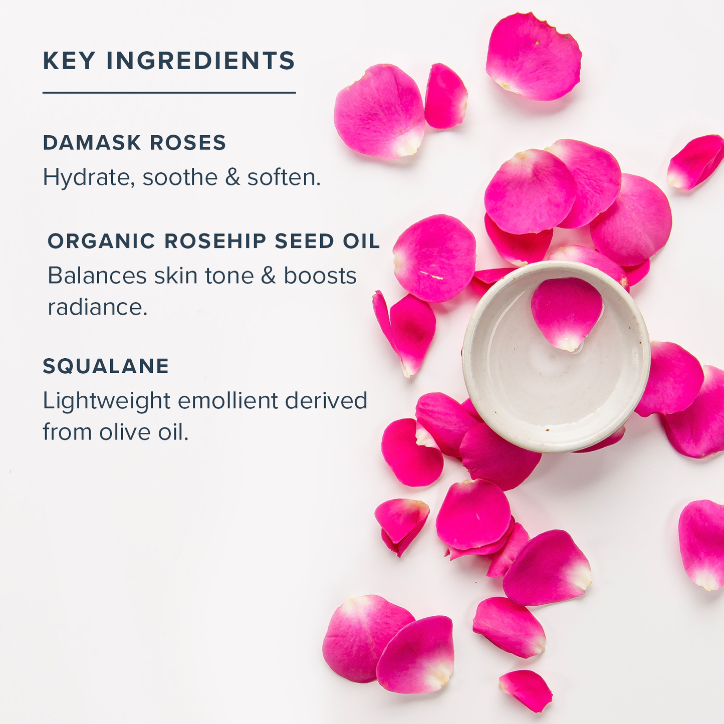 Heritage Store Rose Oil Nourishing Treatment, Hydrating Face Oil for a Fresh, Natural Glow, Dry to Combination Skin Care with Organic Rosehip Seed Oil, Damask Rose & Squalane Oil, Vegan, 1oz