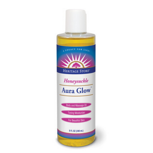 HERITAGE STORE Aura Glow, Oil, Honeysuckle (Btl-Plastic) | 8oz