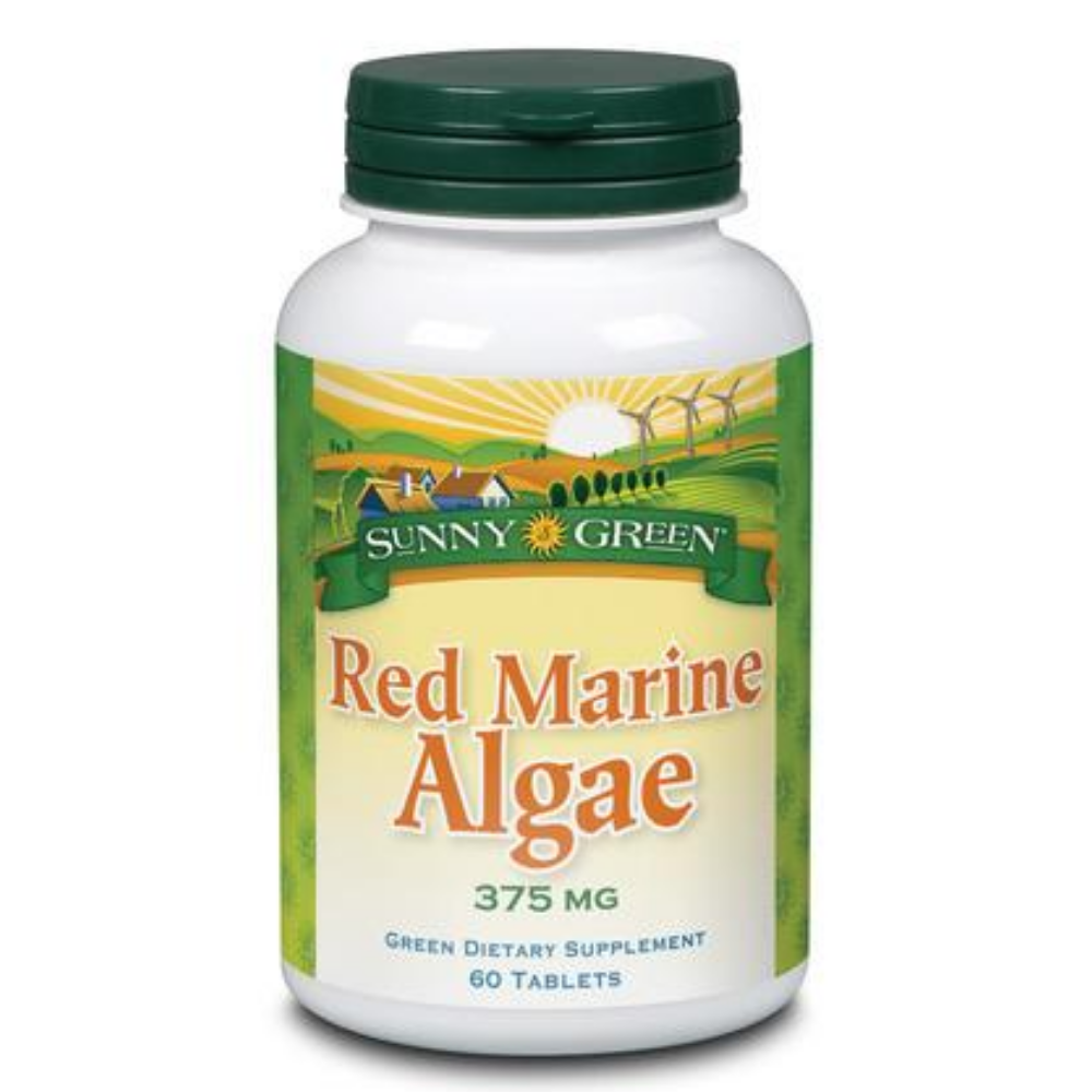 SUNNY GREEN Red Marine Algae, Tablet (Btl-Plastic) 375mg | 60ct