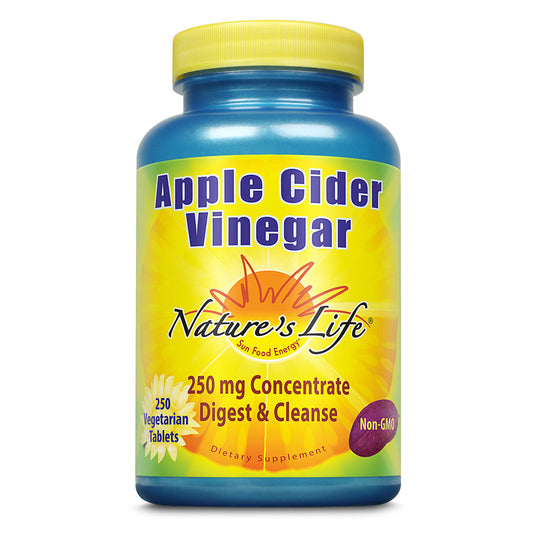 Natures Life Apple Cider Vinegar 250mg | with 87 mg Acetic Acid