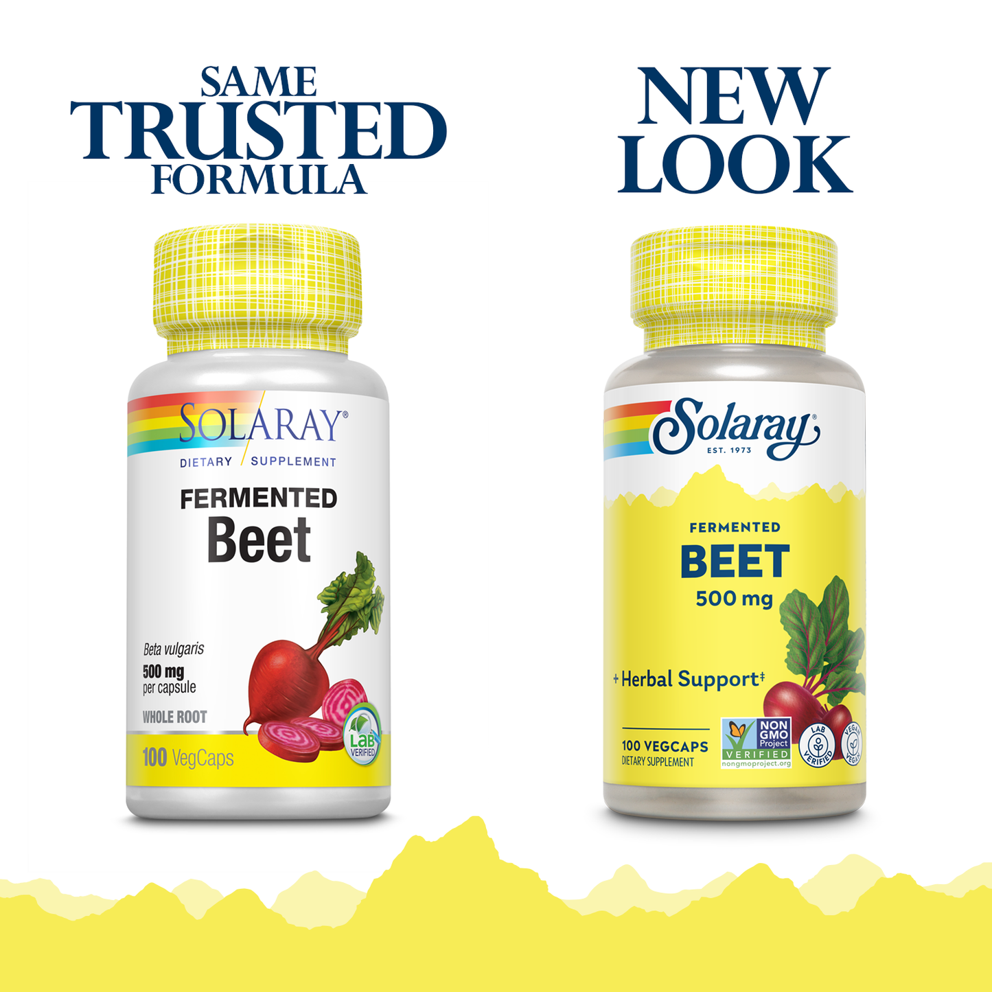 Solaray Organically Grown Fermented Beet Root Root Organic, Veg Cap (Btl-Plastic) 500mg 100ct