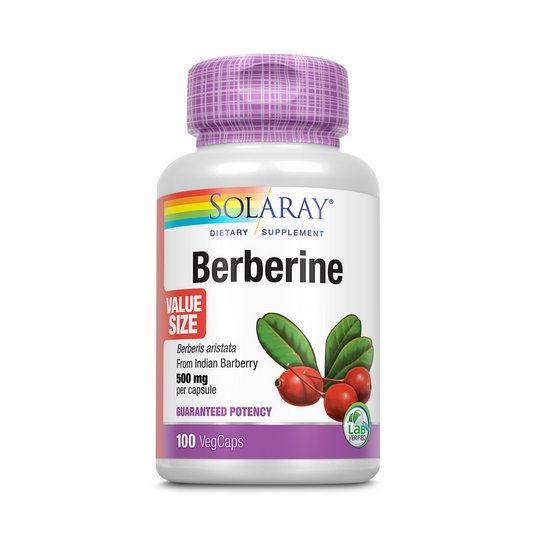 Solaray Berberine Guaranteed Potency | 500 mg | 100 CT