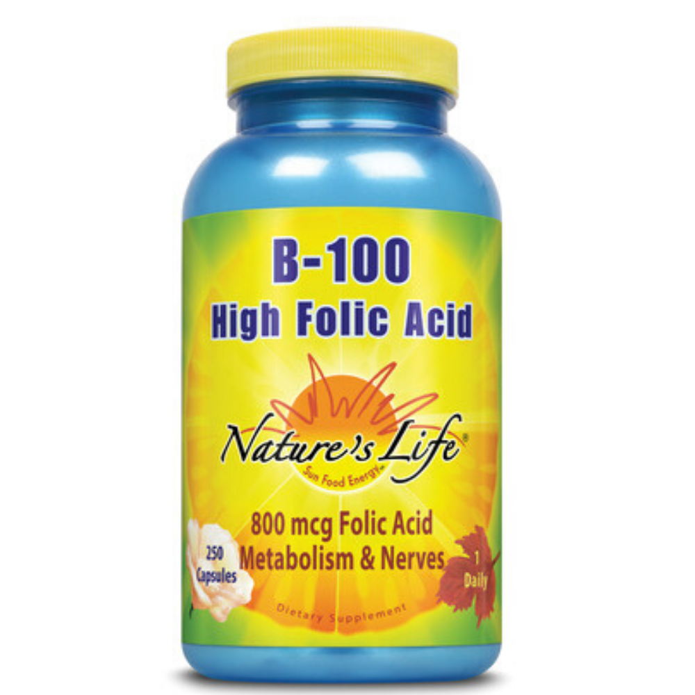 Nature's Life B-100 High Folic Acid | 250 ct