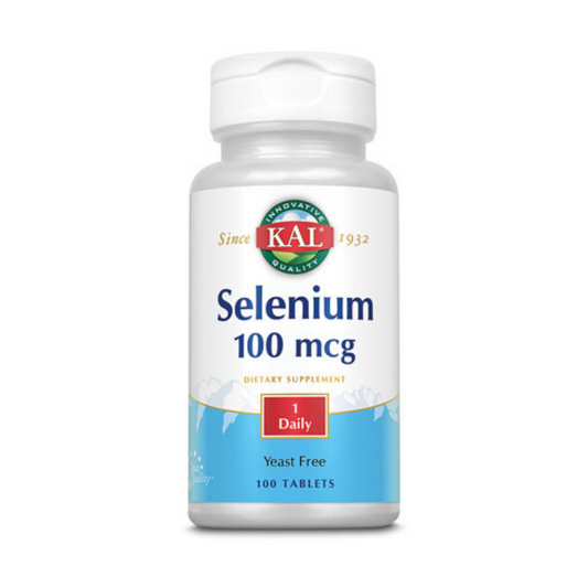 KAL Selenium No Yeast | 100mcg 100ct
