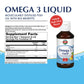 KAL Omega 3 Liquid - Molecularly Distilled Fish Oil - Great EPA/DHA Profile - Heart, Joint and Brain Support - Fresh Citrus Flavor - 24 Servings, 4 FL OZ