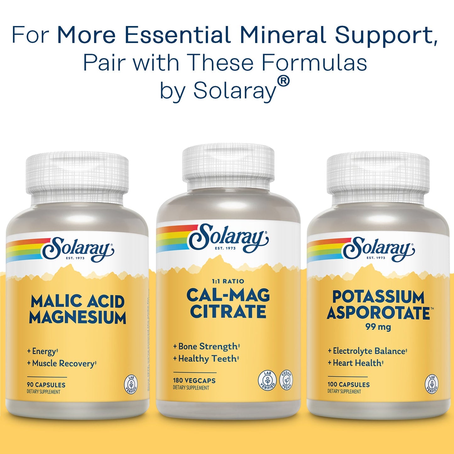 Solaray Potassium Citrate, Healthy Electrolyte Balance, Nerve & Muscle Function Support, Vegan, 60 VegCaps