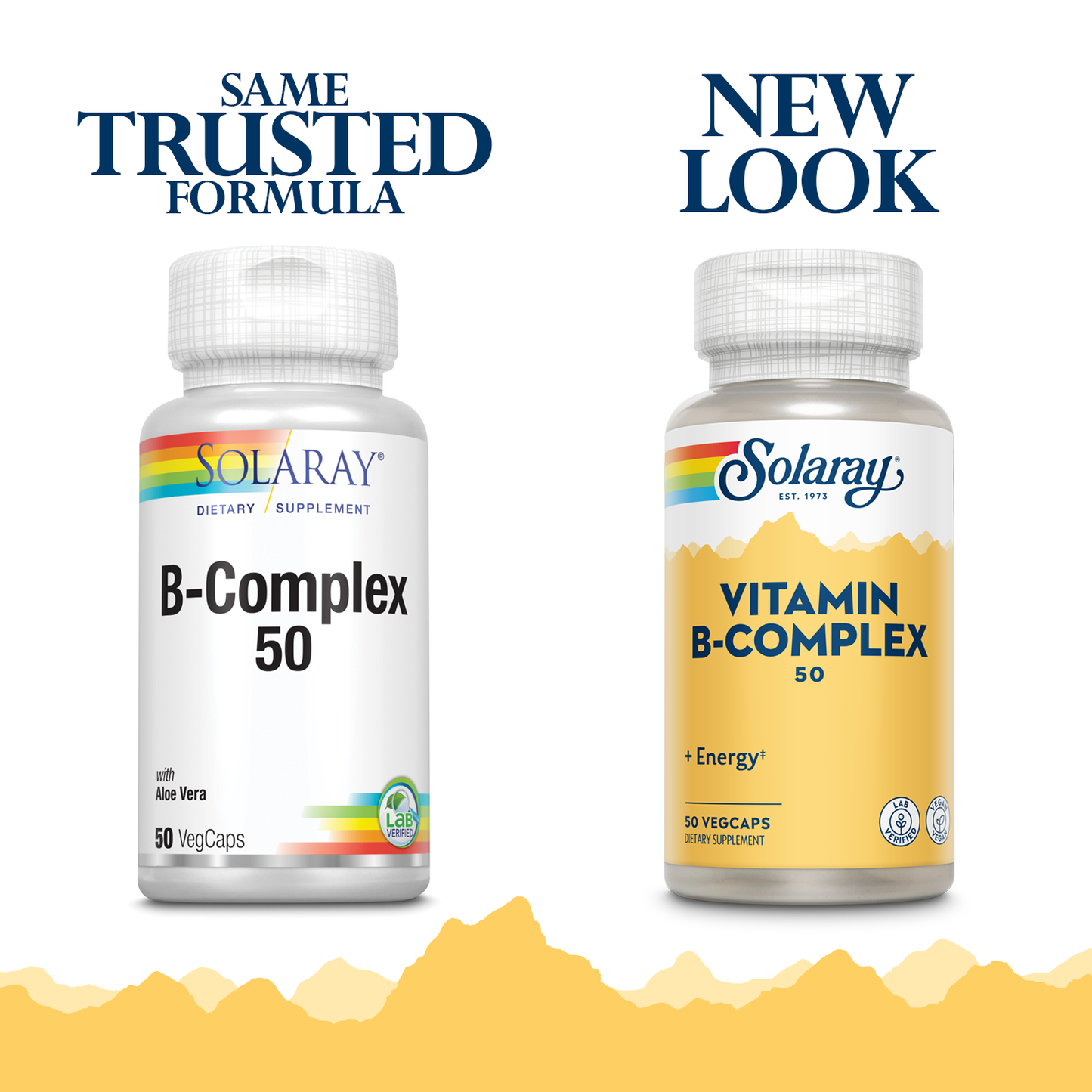 Solaray B-Complex Supplement, 50mg, 50 Count