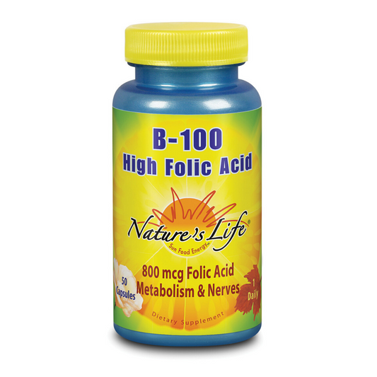 Nature's Life B-100 High Folic Acid | 50 ct