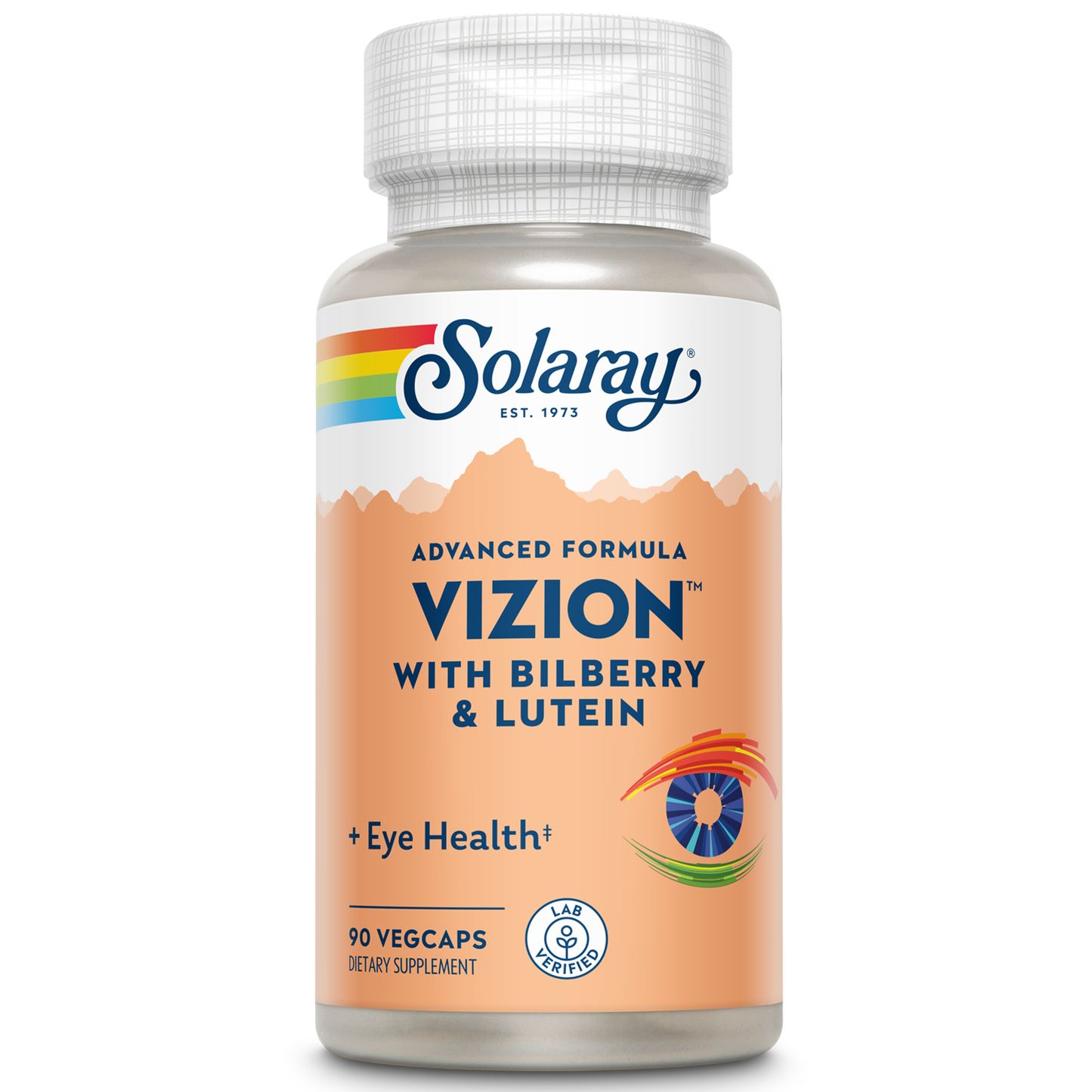 Solaray Vizion, Veg Cap (Btl-Plastic) 42mg | 90ct