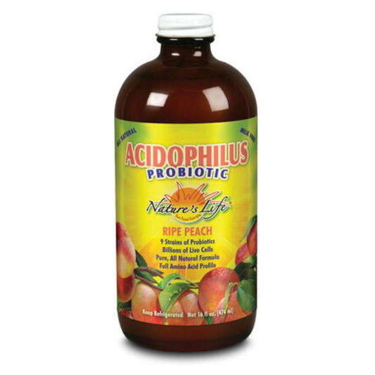 Nature's Life Ripe Peach Acidophilus | 16 oz